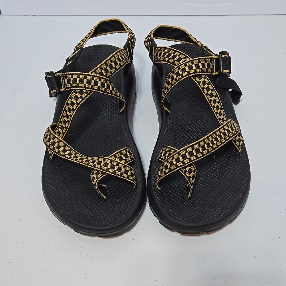 Chaco Black and Yellow Sandals